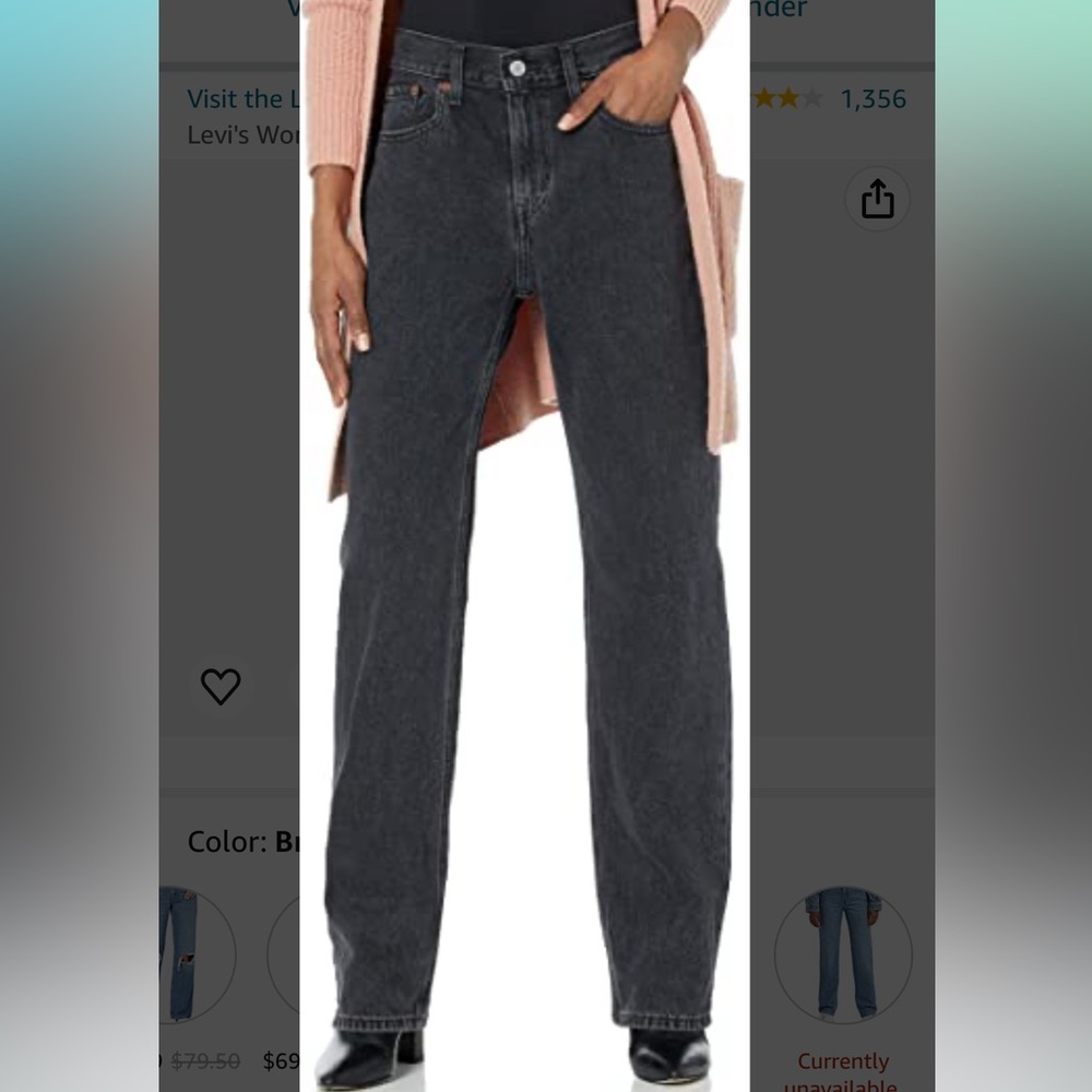 Women’s Levi’s size 28 never worn